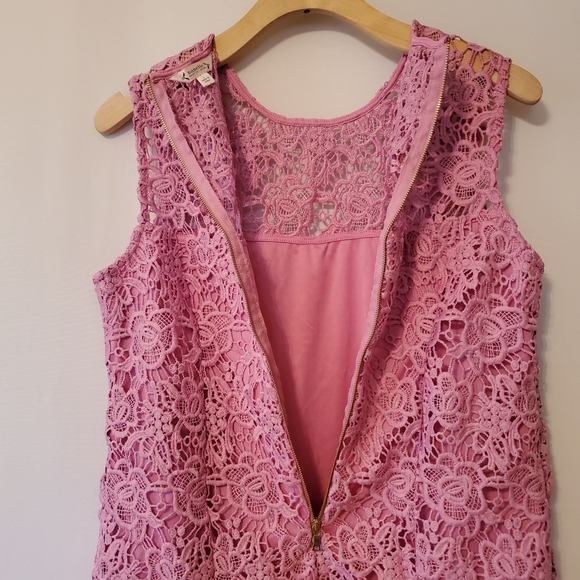 Nanette Lepore Pink Lace Summer Top - Picture 5 of 15